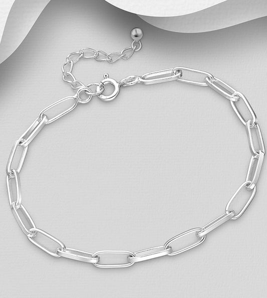 Sterling Silver Chain Link Bracelet