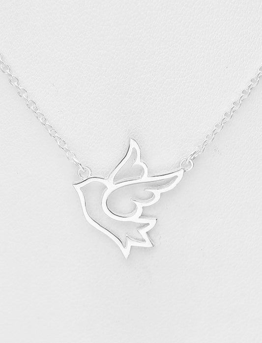 Sterling Silver Bird Necklace